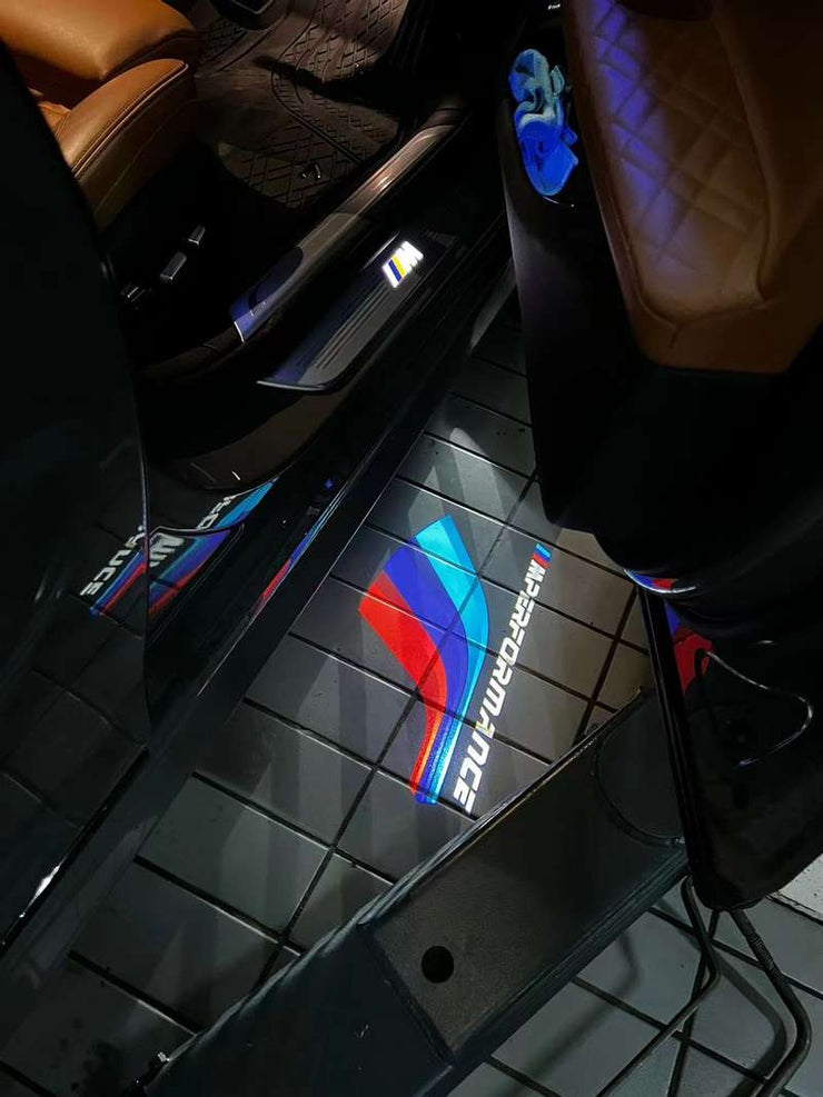 BMW M Lights For Door Logo