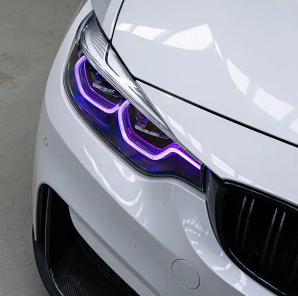 BMW M3 F80 LCI & BMW M4 F82/F83 LCI RGB DRL| Bluetooth & Remote Controlled