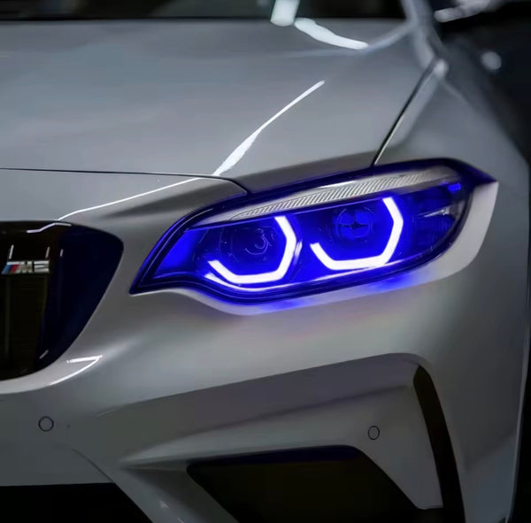 BMW M2 F87 LCI & BMW 2 Series F22 LCI RGB DRL| Bluetooth & Remote Controlled