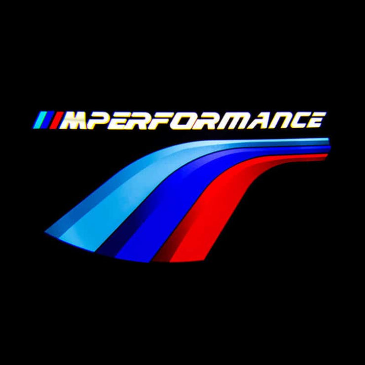 BMW M Lights For Door Logo