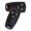 Audi Silicon Key Cover Bundle – Red & Blue (2PCS)