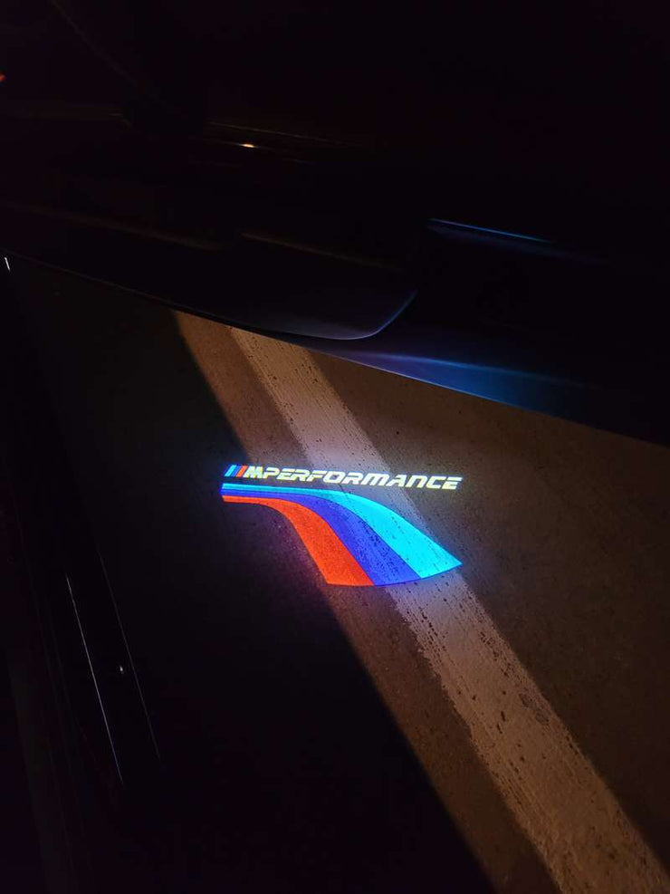 BMW M Lights For Door Logo